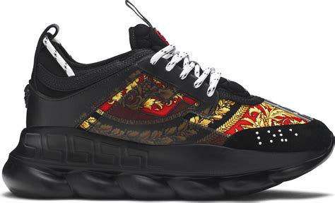 versace chain reaction twill|Versace chain reaction black multi.